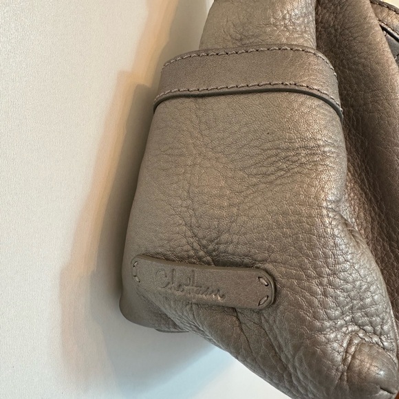 Cole Haan | Pebbled Leather | Grey | Silver | Hobo - Picture 3 of 8